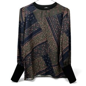 Tristan Patchwork Floral Blouse